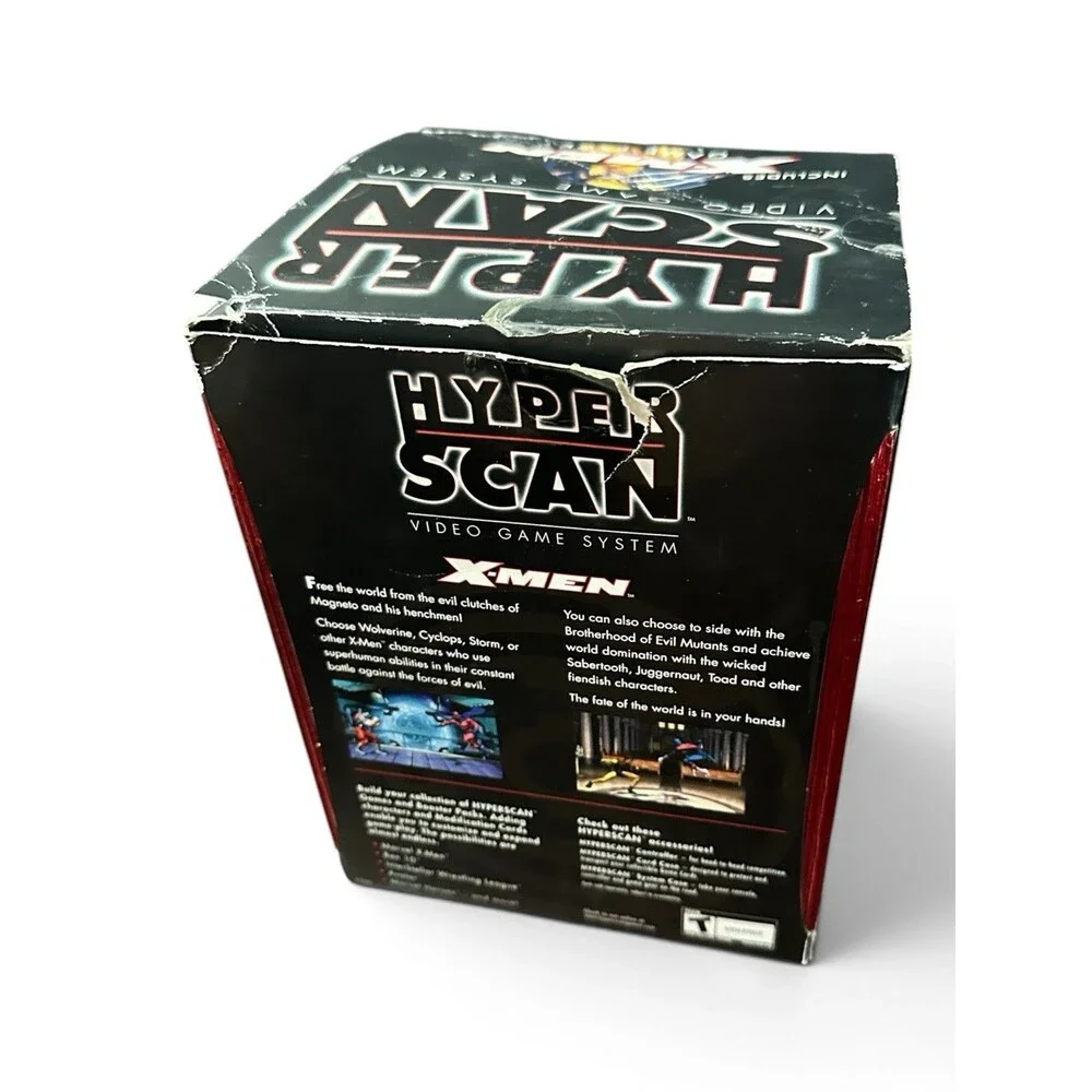 Mattel Hyperscan Black Console Brand New Complete (Rough Box) Plus Controller